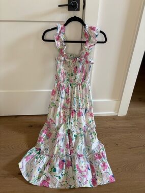 crown & ivy Pink Floral Maxi Dress